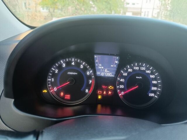 Синій Хендай Акцент, об'ємом двигуна 1.4 л та пробігом 107 тис. км за 6200 $, фото 16 на Automoto.ua