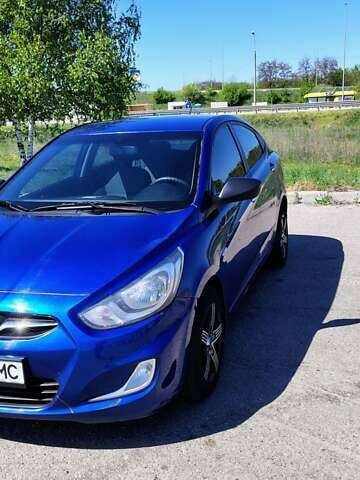 Синій Хендай Акцент, об'ємом двигуна 1.4 л та пробігом 170 тис. км за 7000 $, фото 7 на Automoto.ua