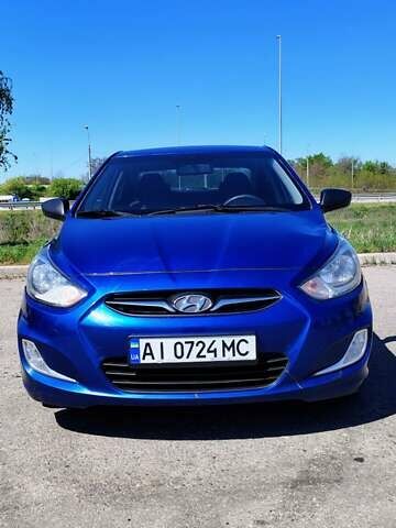 Синій Хендай Акцент, об'ємом двигуна 1.4 л та пробігом 170 тис. км за 7000 $, фото 2 на Automoto.ua