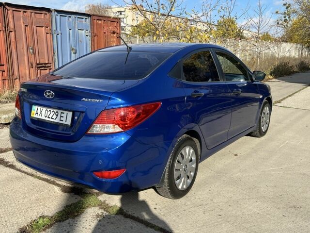 Синій Хендай Акцент, об'ємом двигуна 1.4 л та пробігом 43 тис. км за 8900 $, фото 1 на Automoto.ua