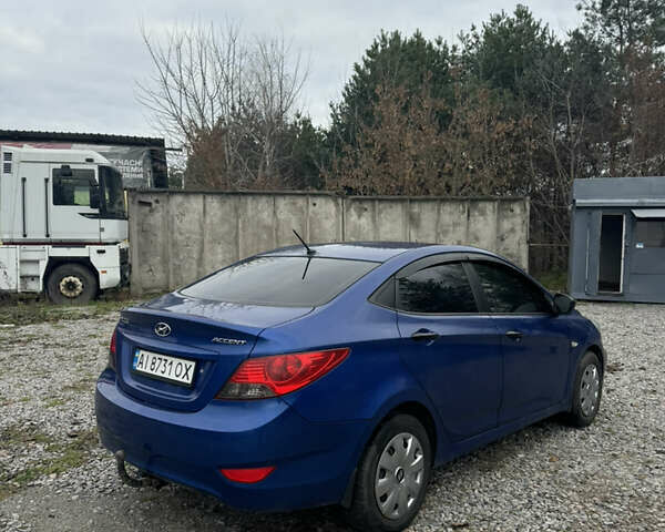 Синий Хендай Акцент, объемом двигателя 1.4 л и пробегом 307 тыс. км за 6700 $, фото 4 на Automoto.ua