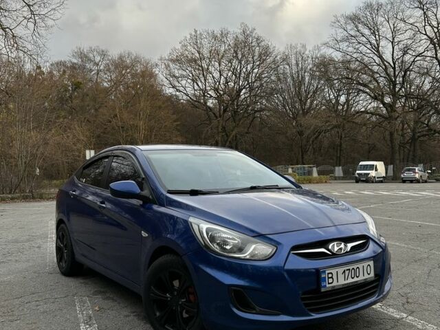 Синий Хендай Акцент, объемом двигателя 1.4 л и пробегом 165 тыс. км за 6300 $, фото 1 на Automoto.ua