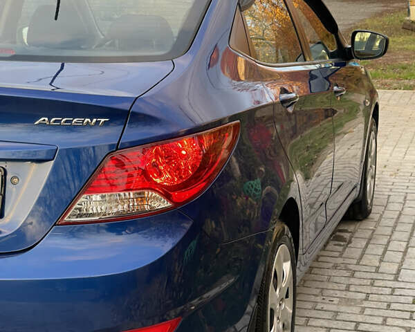 Синий Хендай Акцент, объемом двигателя 1.4 л и пробегом 116 тыс. км за 7777 $, фото 10 на Automoto.ua