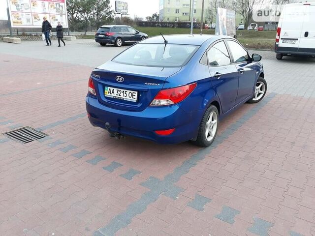 Хендай Акцент 2013 в Черновцах на Automoto.ua Синий Хендай Акцент, объемом двигателя 1.4 л и пробегом 163 тыс. км за 5500 $, фото 2 на Automoto.ua
