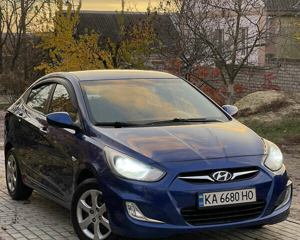 Синий Хендай Акцент, объемом двигателя 1.4 л и пробегом 116 тыс. км за 7777 $, фото 1 на Automoto.ua