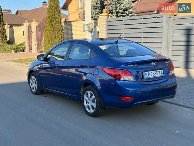 Синий Хендай Акцент, объемом двигателя 1.4 л и пробегом 124 тыс. км за 9300 $, фото 3 на Automoto.ua