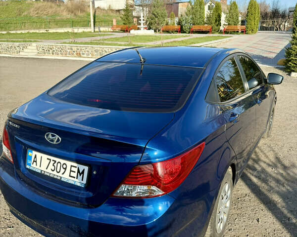 Синий Хендай Акцент, объемом двигателя 1.4 л и пробегом 95 тыс. км за 10300 $, фото 3 на Automoto.ua
