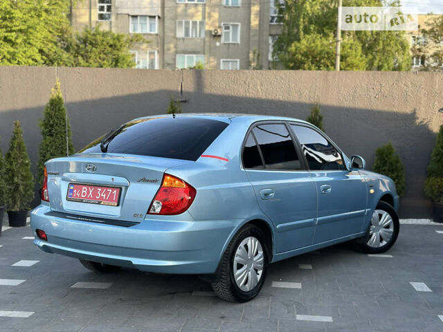 Синий Хендай Акцент, объемом двигателя 1.3 л и пробегом 122 тыс. км за 5150 $, фото 9 на Automoto.ua