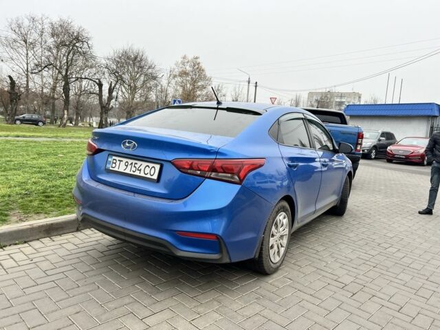 Синий Хендай Акцент, объемом двигателя 1.4 л и пробегом 176 тыс. км за 7850 $, фото 2 на Automoto.ua