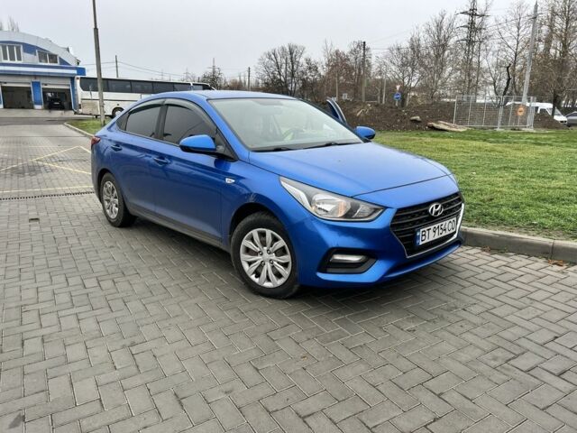 Синий Хендай Акцент, объемом двигателя 1.4 л и пробегом 176 тыс. км за 7850 $, фото 1 на Automoto.ua