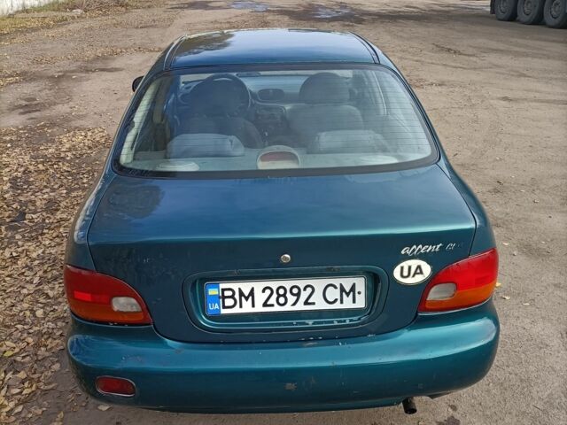 Зеленый Хендай Акцент, объемом двигателя 0 л и пробегом 300 тыс. км за 1500 $, фото 2 на Automoto.ua