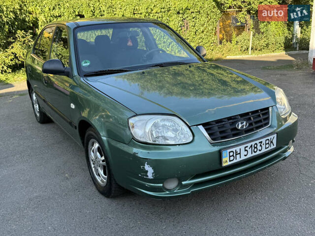 Зелений Хендай Акцент, об'ємом двигуна 1.5 л та пробігом 186 тис. км за 2999 $, фото 13 на Automoto.ua