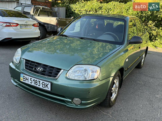 Зелений Хендай Акцент, об'ємом двигуна 1.5 л та пробігом 186 тис. км за 2999 $, фото 12 на Automoto.ua