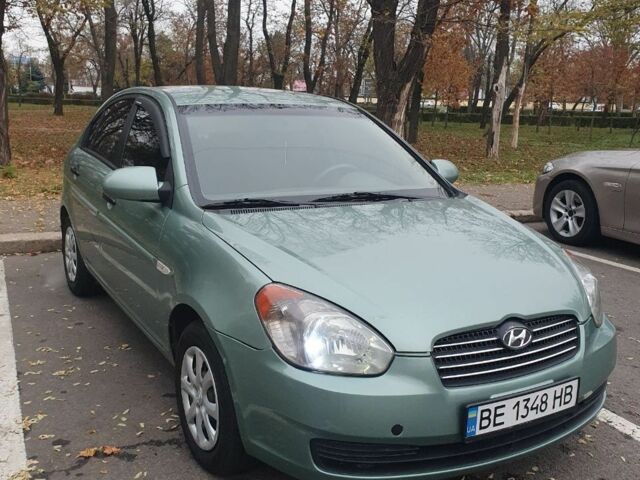 Зеленый Хендай Акцент, объемом двигателя 1.4 л и пробегом 288 тыс. км за 4500 $, фото 1 на Automoto.ua