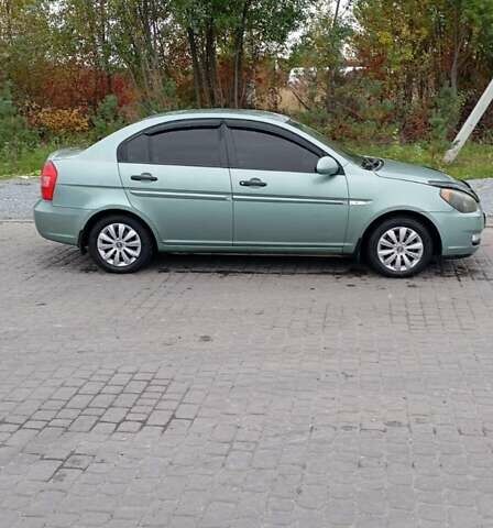 Зеленый Хендай Акцент, объемом двигателя 1.4 л и пробегом 215 тыс. км за 4199 $, фото 6 на Automoto.ua