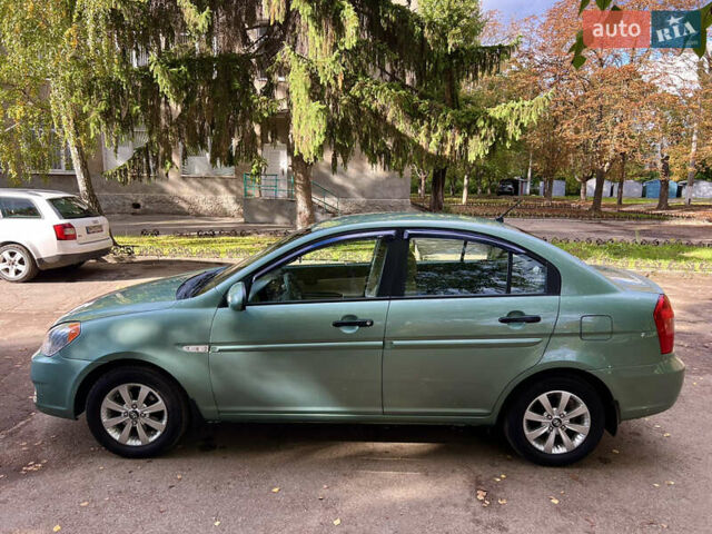 Зеленый Хендай Акцент, объемом двигателя 1.4 л и пробегом 201 тыс. км за 5300 $, фото 11 на Automoto.ua