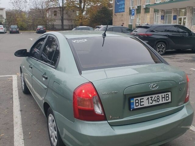 Зеленый Хендай Акцент, объемом двигателя 1.4 л и пробегом 288 тыс. км за 4500 $, фото 2 на Automoto.ua