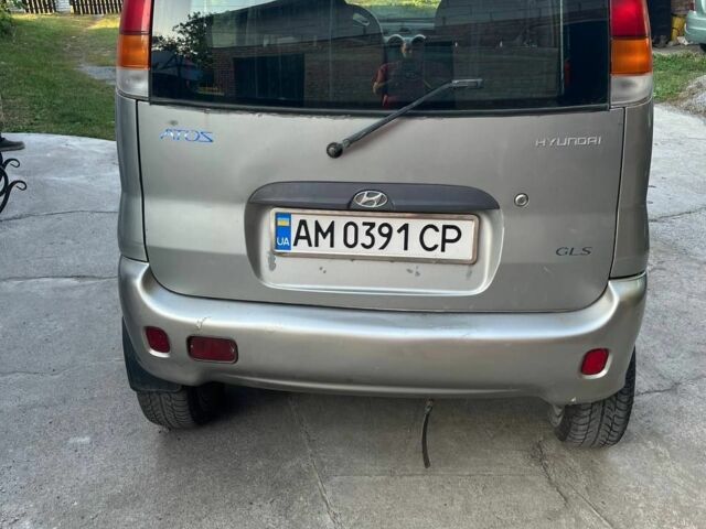 Сірий Хендай Атос, об'ємом двигуна 1 л та пробігом 230 тис. км за 1000 $, фото 4 на Automoto.ua