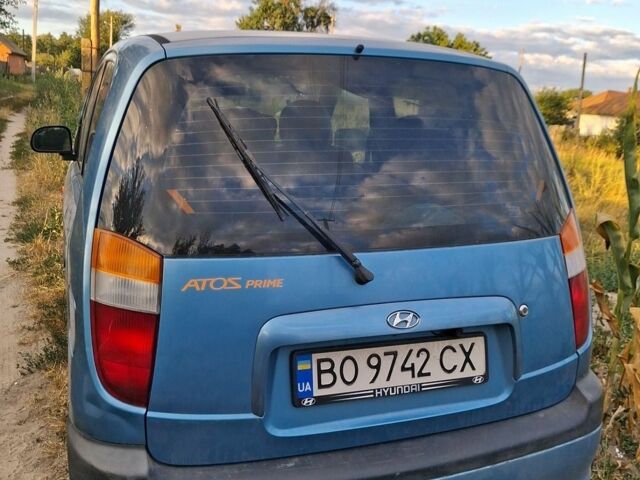 Синий Хендай Атос, объемом двигателя 1 л и пробегом 108 тыс. км за 3500 $, фото 4 на Automoto.ua