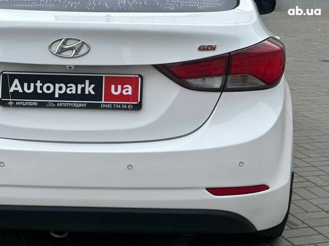 Хендай Аванте 2014 в Одессе на Automoto.ua Белый Хендай Аванте, объемом двигателя 1.6 л и пробегом 201 тыс. км за 8840 $, фото 9 на Automoto.ua
