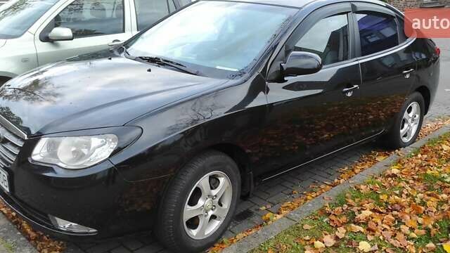 Черный Хендай Аванте, объемом двигателя 1.6 л и пробегом 285 тыс. км за 5857 $, фото 2 на Automoto.ua