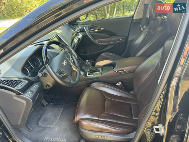 Черный Хендай Азера, объемом двигателя 3 л и пробегом 181 тыс. км за 12200 $, фото 10 на Automoto.ua