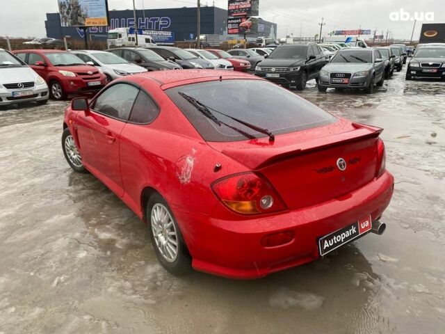 Красный Хендай Купе, объемом двигателя 16 л и пробегом 250 тыс. км за 4190 $, фото 6 на Automoto.ua