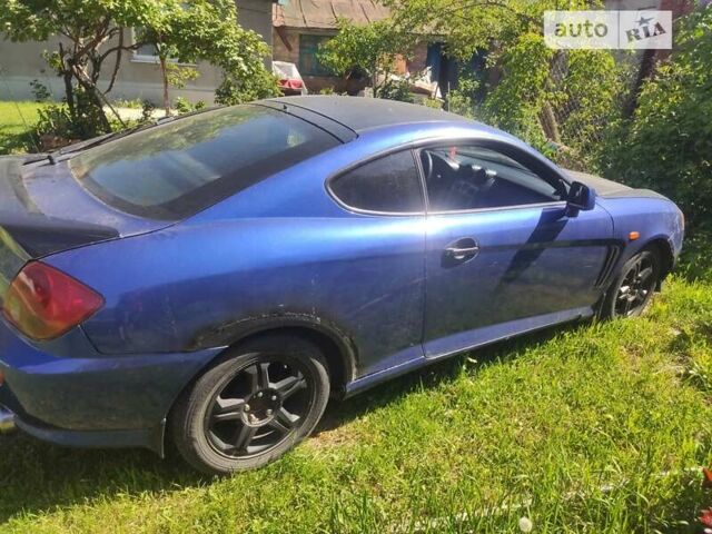 Синий Хендай Купе, объемом двигателя 2 л и пробегом 235 тыс. км за 3400 $, фото 2 на Automoto.ua
