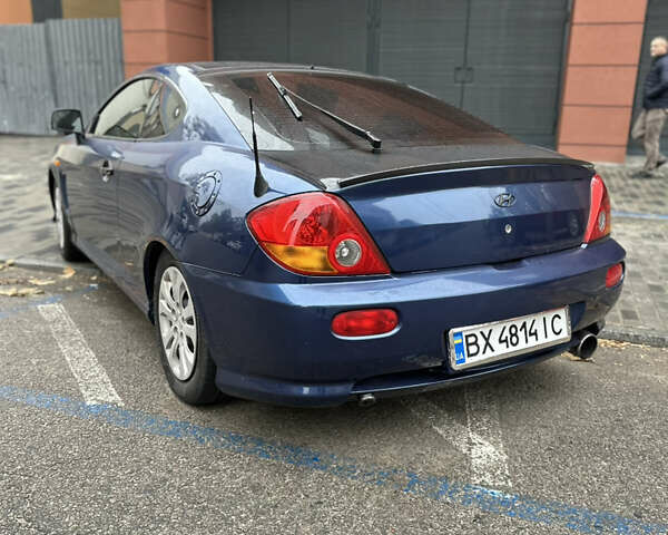 Синий Хендай Купе, объемом двигателя 1.6 л и пробегом 330 тыс. км за 3500 $, фото 3 на Automoto.ua