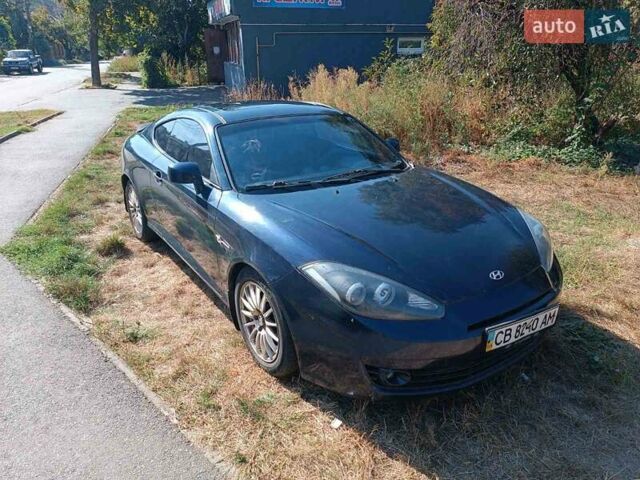 Синий Хендай Купе, объемом двигателя 2.66 л и пробегом 165 тыс. км за 6900 $, фото 2 на Automoto.ua