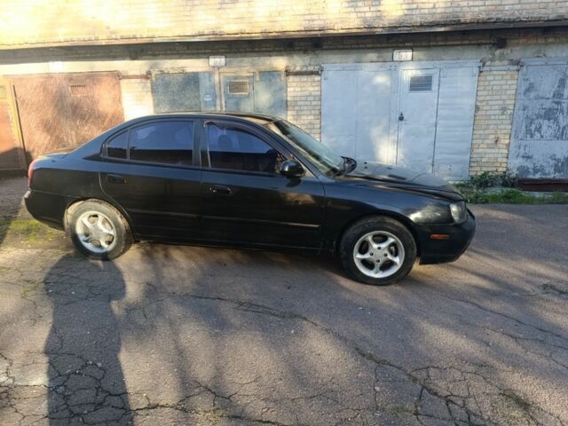 Черный Хендай Элантра, объемом двигателя 2 л и пробегом 450 тыс. км за 3200 $, фото 3 на Automoto.ua