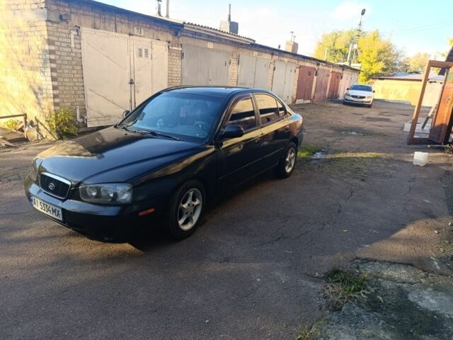 Черный Хендай Элантра, объемом двигателя 2 л и пробегом 450 тыс. км за 3200 $, фото 5 на Automoto.ua