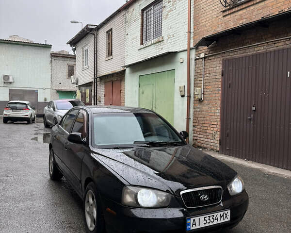 Черный Хендай Элантра, объемом двигателя 2 л и пробегом 283 тыс. км за 3500 $, фото 3 на Automoto.ua