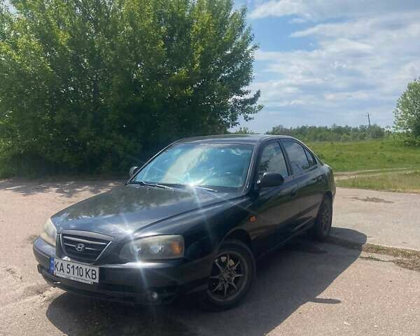 Черный Хендай Элантра, объемом двигателя 1.6 л и пробегом 295 тыс. км за 2750 $, фото 4 на Automoto.ua