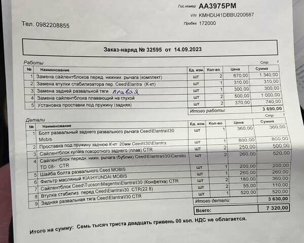 Хендай Элантра 2010 в Киеве на Automoto.ua Черный Хендай Элантра, объемом двигателя 2 л и пробегом 184 тыс. км за 10300 $, фото 32 на Automoto.ua