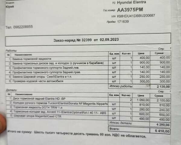 Хендай Элантра 2010 в Киеве на Automoto.ua Черный Хендай Элантра, объемом двигателя 2 л и пробегом 184 тыс. км за 10300 $, фото 31 на Automoto.ua