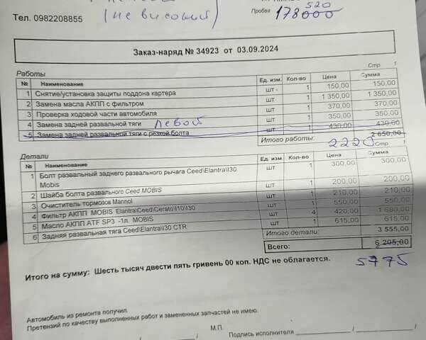 Хендай Элантра 2010 в Киеве на Automoto.ua Черный Хендай Элантра, объемом двигателя 2 л и пробегом 184 тыс. км за 10300 $, фото 30 на Automoto.ua