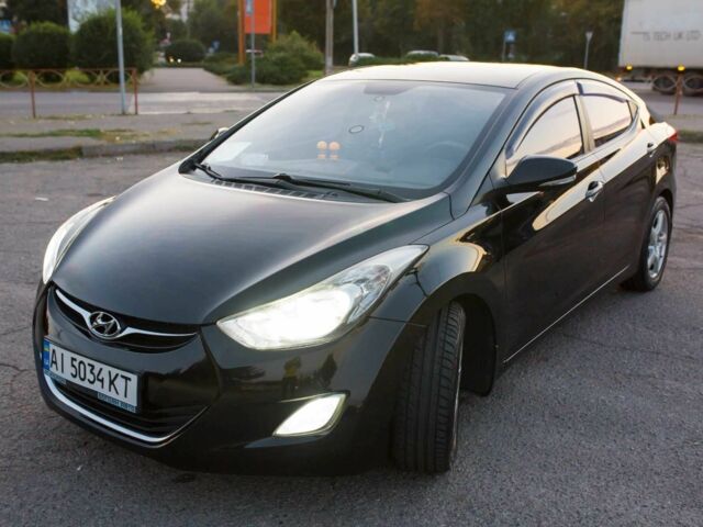 Черный Хендай Элантра, объемом двигателя 1.6 л и пробегом 149 тыс. км за 8350 $, фото 2 на Automoto.ua