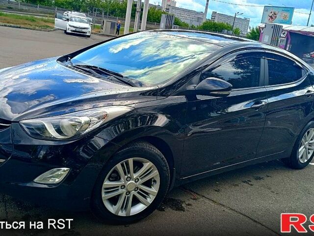 Черный Хендай Элантра, объемом двигателя 1.8 л и пробегом 101 тыс. км за 10200 $, фото 1 на Automoto.ua