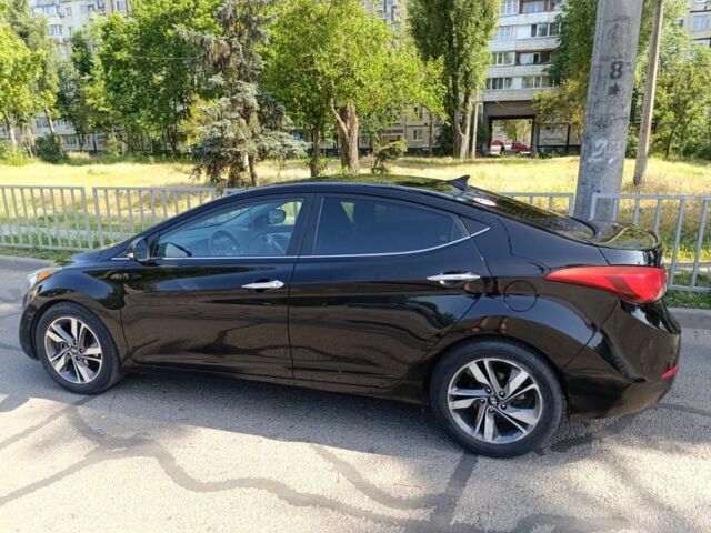 Черный Хендай Элантра, объемом двигателя 2 л и пробегом 93 тыс. км за 10600 $, фото 2 на Automoto.ua