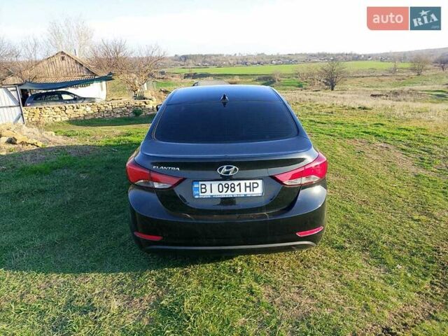 Черный Хендай Элантра, объемом двигателя 1.8 л и пробегом 209 тыс. км за 8300 $, фото 2 на Automoto.ua