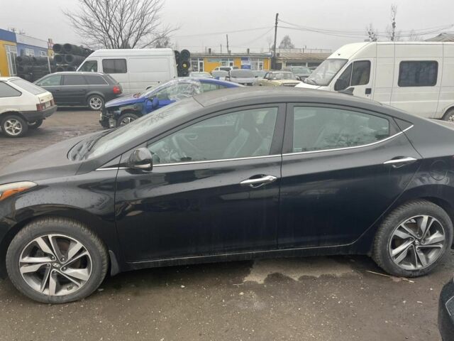 Черный Хендай Элантра, объемом двигателя 1.8 л и пробегом 170 тыс. км за 3500 $, фото 1 на Automoto.ua