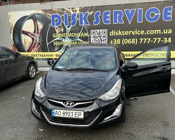 Черный Хендай Элантра, объемом двигателя 1.8 л и пробегом 214 тыс. км за 9000 $, фото 7 на Automoto.ua