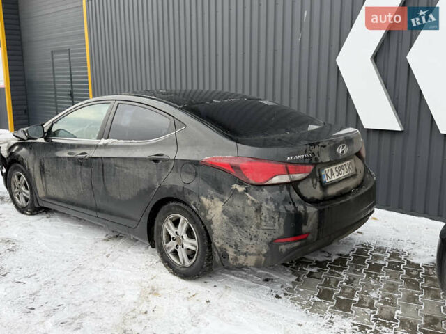 Черный Хендай Элантра, объемом двигателя 1.59 л и пробегом 158 тыс. км за 5000 $, фото 2 на Automoto.ua