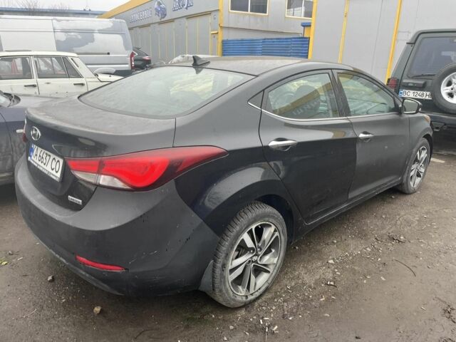 Черный Хендай Элантра, объемом двигателя 1.8 л и пробегом 170 тыс. км за 3500 $, фото 6 на Automoto.ua