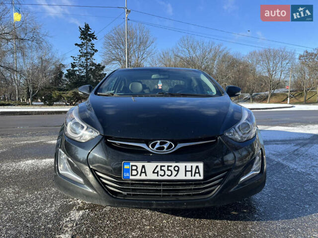 Чорний Хендай Елантра, об'ємом двигуна 2 л та пробігом 183 тис. км за 8800 $, фото 1 на Automoto.ua