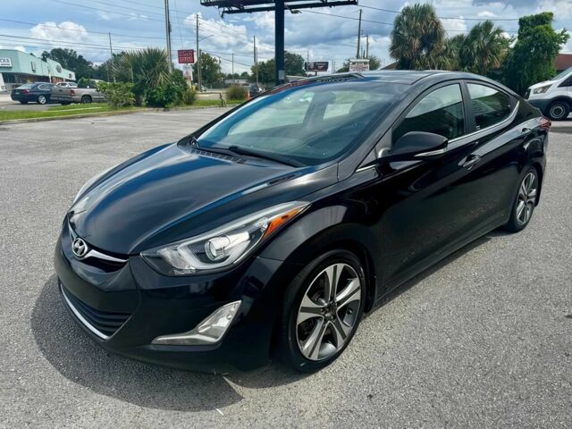 Чорний Хендай Елантра, об'ємом двигуна 2 л та пробігом 72 тис. км за 7000 $, фото 1 на Automoto.ua