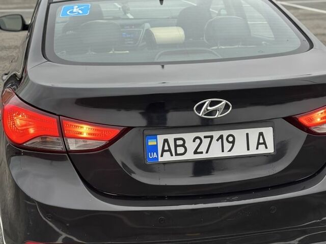 Черный Хендай Элантра, объемом двигателя 1.8 л и пробегом 200 тыс. км за 9500 $, фото 7 на Automoto.ua