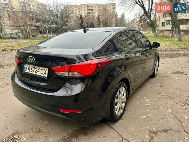 Черный Хендай Элантра, объемом двигателя 1.8 л и пробегом 160 тыс. км за 7555 $, фото 3 на Automoto.ua