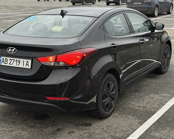Черный Хендай Элантра, объемом двигателя 1.8 л и пробегом 200 тыс. км за 9500 $, фото 16 на Automoto.ua